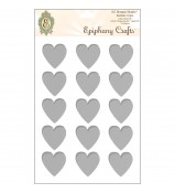 Epiphany Crafts Heart 25 Bubble Caps Epoxy, 25mm